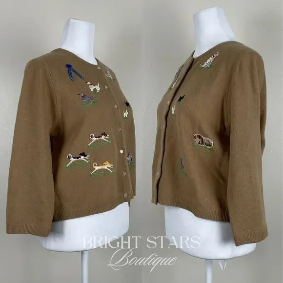 Extremely Rare Vintage Dog Cardigan Brown ASO Willow Buffy the Vampire Slayer - Picture 7 of 16
